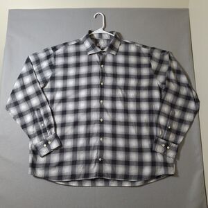 Peter Millar Long Sleeve Shirt Mens XXL Gale Super Soft Cotton Lightweight